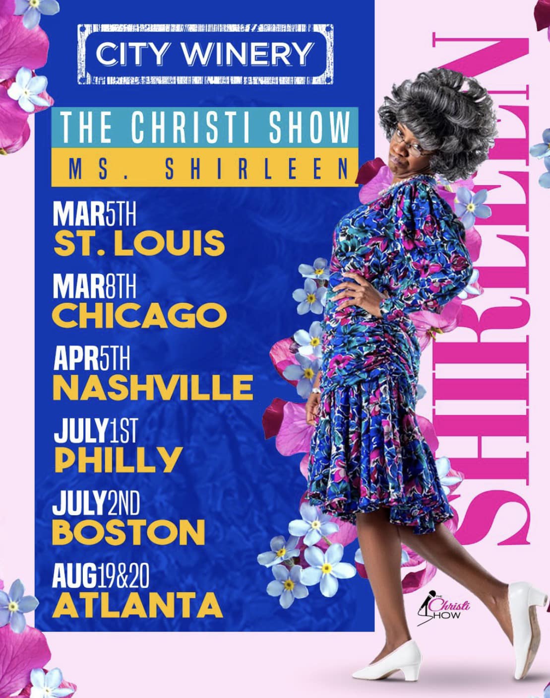 The Christi Show: Ms. Shirleen Tour Poster 2026